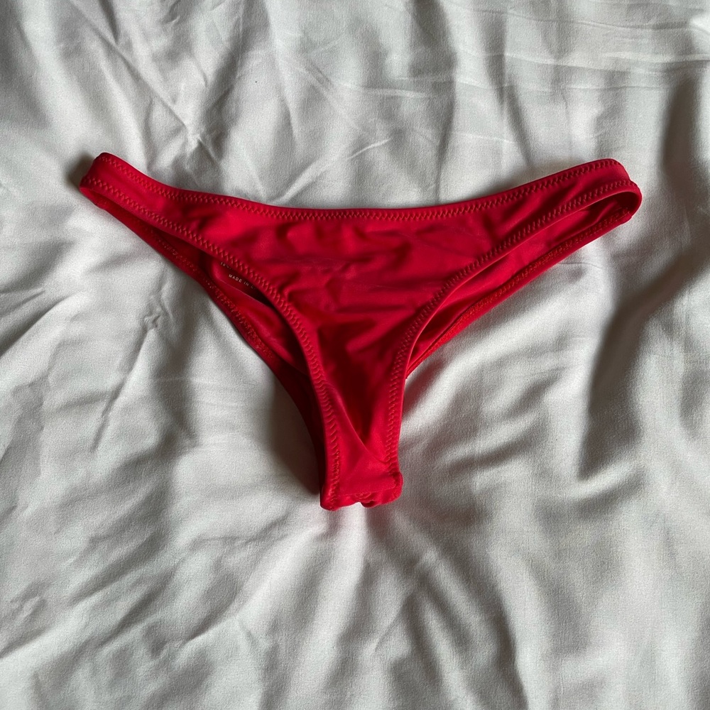 White fox red swimsuit bottoms size xs